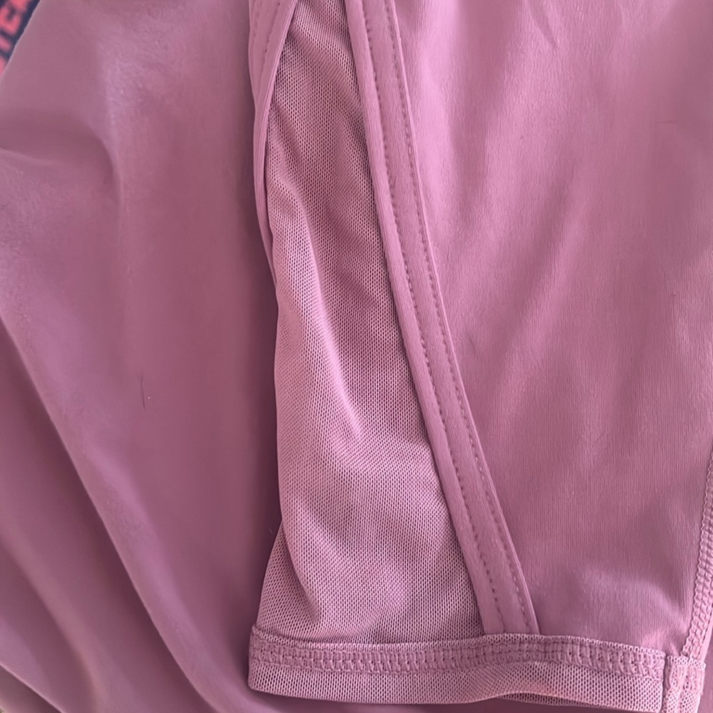 Yogalicious Lux Dusty Rose Pink Leggings Open Mesh Side Detail Size M Gym Yoga - Picture 5 of 9